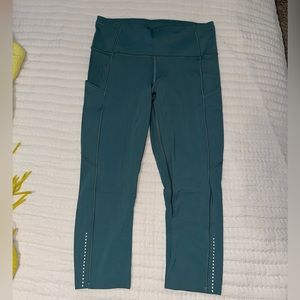 Lululemon Fast and Free Crop II 19" *Nulux